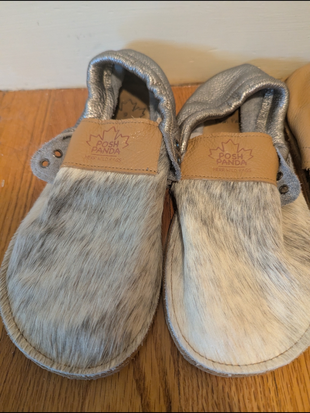 Posh Panda Hide Hair Mocs